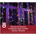 thumbnail image 4 of Serie Navideña en forma de cascada Luz Led 100 Luces 8 modos de luz, 4 of 4