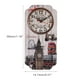 thumbnail image 5 of AUNMAS Europeo Retro Reloj de Pared Rectangular con Londres Reloj Patrón Bar Tienda de Decoración Reloj Antiguo Montado En La Pared Home Living Room Decor Khall JY30466, 5 of 6