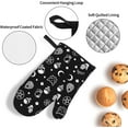 thumbnail image 3 of Skull Cat Moon Gothic Oven Mitts and Pot Holders Sets,Heat Resistant Non Slip Kitchen Gloves Hot Pads with Inner Cotton Layer for Cooking BBQ Baking Grilling, 3 of 6