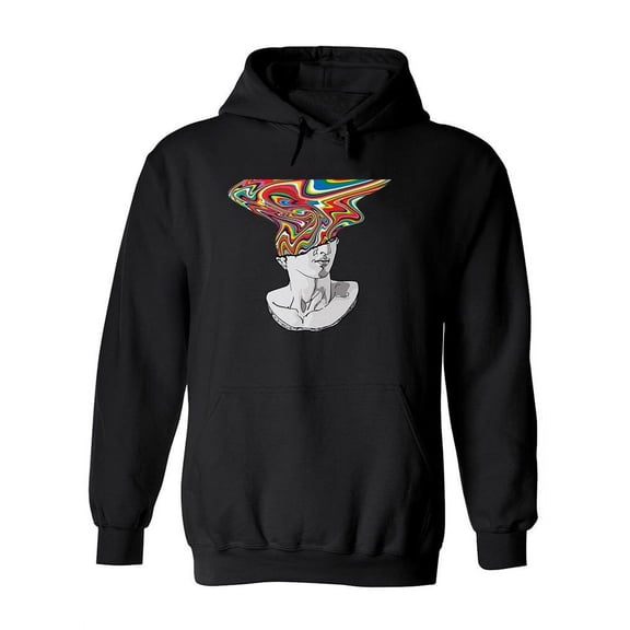 Sculpture Psychedelic Lines Hoodie Women -Image by Shutterstock, Female 3X-Large