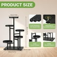 thumbnail image 3 of Metal & Wood Plant Stand Indoor & Outdoor Multi- Levels lbs Capacity, 3 of 7