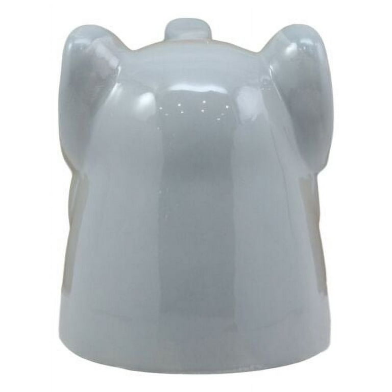 Ceramic Elephant Mug with a Side Tea Bag Holder, 13.5 Oz Cute Animal Shaped  Cup for a Hot Drink or a Home Décor.