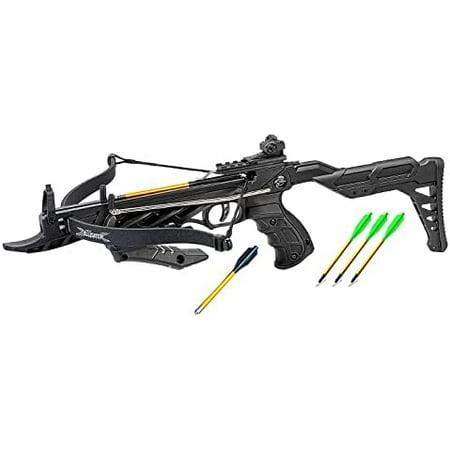 80lbs Self Cocking Hunting Crossbow Recurve Pistol Grip Cross Bow 225+ FPS