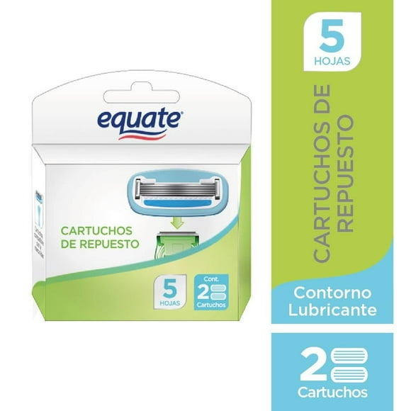 Cartuchos de repuesto Equate 5 hojas 2 pzas