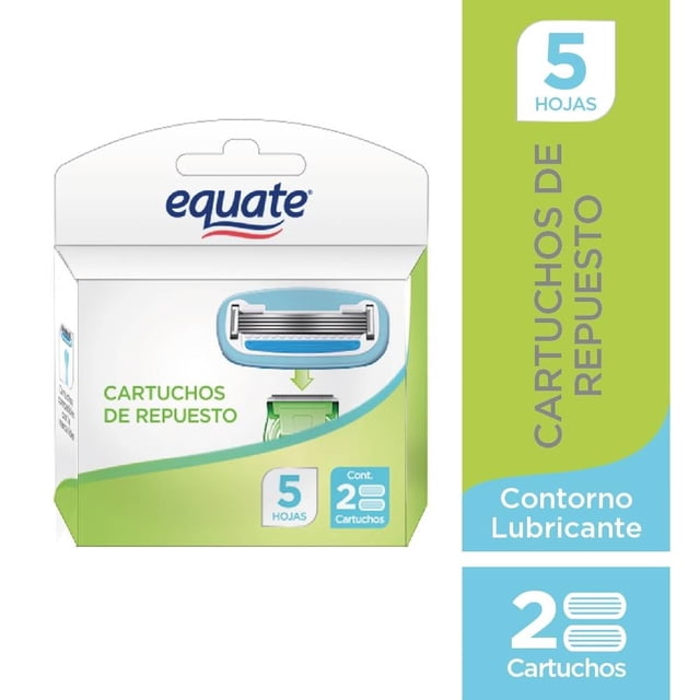 Cartuchos de repuesto Equate 5 hojas 2 pzas