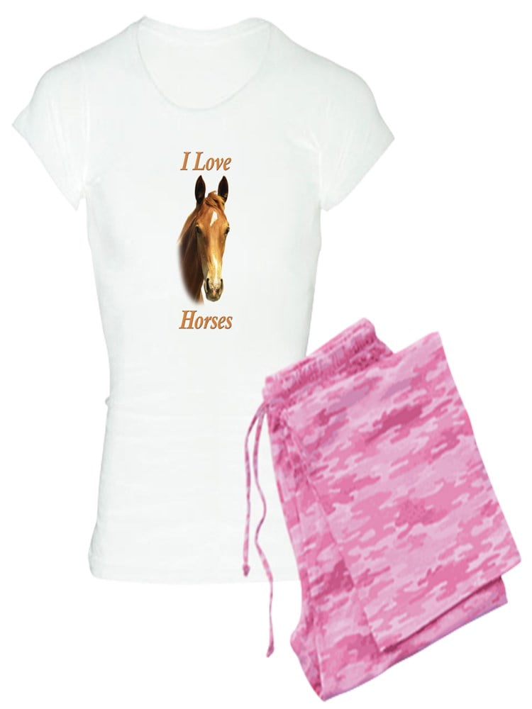 CafePress Horses Horse Women's Light Pajamas