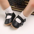 thumbnail image 4 of Yoyauz Baby Girl Mary Jane Shoes Anti Slip Rubber Sole Ballet Slippers Princess Dress Wedding Shoes Newborn Kids Shoes Toddler Shoes（0-12 Month）, 4 of 9
