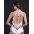 thumbnail image 2 of Bimba Robe de Plage Teinture sur Nœuds pour Femmes, Imprimée, Dos Nu, Longue, à Col Licou, Rayondress - Grand, 2 of 6