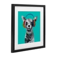 thumbnail image 2 of Stupell Industries Contemporary Jammin' Pup on Blue Black Framed Print Under Glass, 13 x 13, by Lorenzo Collective, 2 of 8