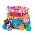 thumbnail image 1 of Neinkie Collier pour Animaux avec Clochette Collier pour Animaux en Nylon Ajustable pour Fille Mâle Chats Convient aux Chats et aux Chiots Collier, 1 of 7