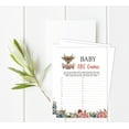 thumbnail image 2 of Inkdotpot Baby Shower Game Set Of 50 BabyAlphabetABCGame Deer Jungle Animals Party Supplies, 2 of 6