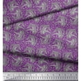 thumbnail image 2 of Soimoi Modal Satin Fabric Floral & Paisley Block Decor Fabric Printed Yard 42 Inch Wide, 2 of 3