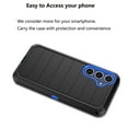 thumbnail image 6 of Galaxy S25 FE 5G Case,Takfox Samsung Galaxy S25 FE 5G Holster Phone Case with Built-in Screen Protector Swivel Belt Clip [3 Layers] Heavy Duty Full Body Protection Shockproof Kickstand Cover - Blue, 6 of 8