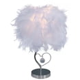 thumbnail image 1 of CM-TOP Luz de árbol bonsái para decoración de Habitaciones Lámpara De Plumas con Corazón Color Blanco, 1 of 3