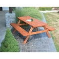 thumbnail image 3 of Western Red Cedar Picnic Table with Attached Benches, 3 of 3