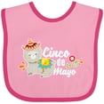 thumbnail image 3 of Inktastic Cinco De Mayo with Llama and Flower Boys or Girls Baby Bib, 3 of 4