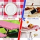 thumbnail image 3 of sweethay Cubierta de de PVC, juego de cena, Protector de escritorio Rectangular, cubiertas de banco a cuadros, patio de jardín, fiesta de Picnic, Mostrada azul sweethay HA045644-02, 3 of 6
