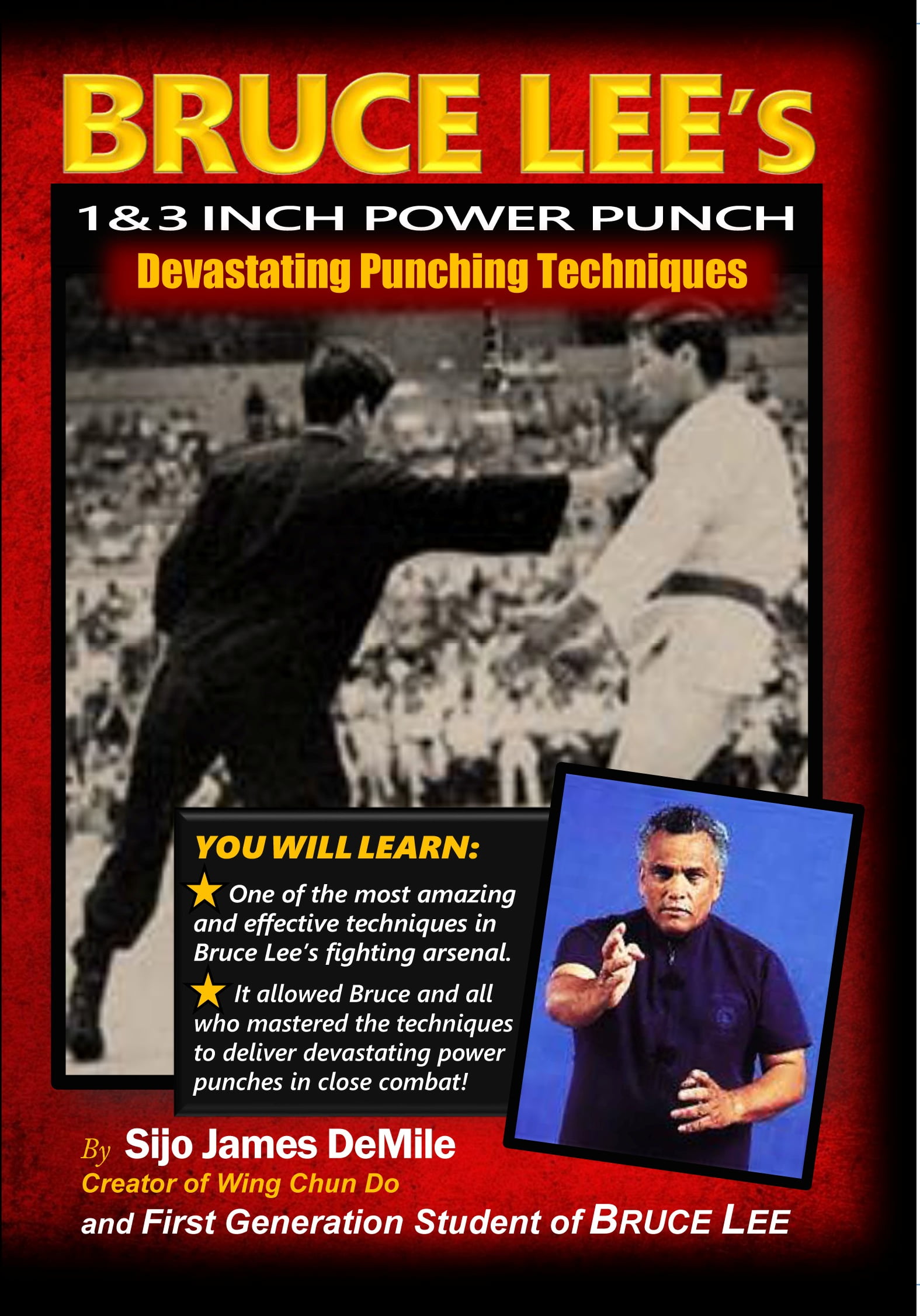 Bruce Lee 1 & 3 Power Punch DVD James DeMile jeet kune do wing chun