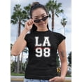 thumbnail image 2 of La 98 California T-Shirt Women -Image by Shutterstock, Female 3X-Large, 2 of 4