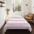thumbnail image 4 of Pink Stripe Large Tapestry for Bedroom Wall Hanging Tapestry, Modern Simple Geometric White Striped Ceiling Backdrop Tapestries Poster Blanket Wall Decor for Teens Room Living Room Dorm 100" x 59", 4 of 8