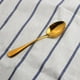 thumbnail image 2 of 3x 1cuchara de Té , Cubiertos, Cucharas de Postre, Acero Inoxidable Dorado, 2 of 5