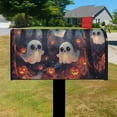 thumbnail image 3 of Halloween Horror Pumpkin Spooky Ghost Mailbox Covers,Magnetic 21x25.5 Inch Mailboxwrap Waterproof Durable Halloween Post Letter Box Covers for Yard Farmhouse Decorative, 3 of 4