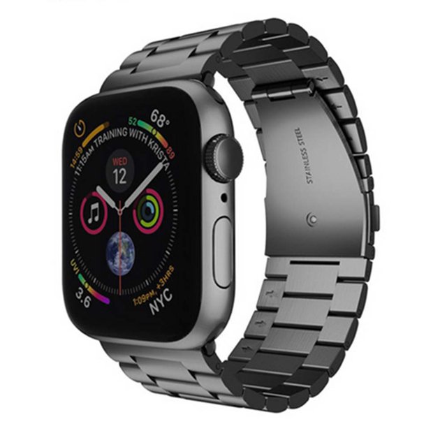 Compatible con Apple Watch Band38mm-40mm/ 42mm-44mm Reemplazo de correa de metal de acero inoxidable para Apple Watch Series 5/4/3/2/1 Xemadio 2033260-3