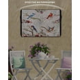thumbnail image 6 of Outdoor TV Cover 40 to 43 Inch Weatherproof, Vintage Birds Flower Waterproof TV Screen Protector for Outside Decor with Zipper and Pocket 40"L x 25"H , Farmhouse Spring Flower, 6 of 7