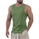 thumbnail image 1 of pstuiky Camiseta sin mangas para hombre, Pantalones deportivos ajustados, transpirables, sin mangas y rasgados de color liso para hombre. Tops elegantes para mujer xl, 1 of 6