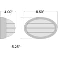 thumbnail image 3 of Access Lighting - Cabo-9W 1 LED Outdoor Bulkhead in Contemporary Style-8.5, 3 of 7