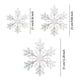 thumbnail image 2 of Kearding Adorno de techo colgante de guirnalda reutilizable de decoración de copo de nieve de Navidad Type3 NO3, 2 of 6