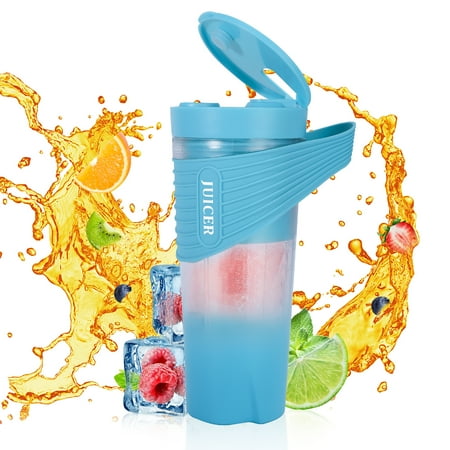 

Shinysix Portable Blender for Shakes and Smoothies 460ml Juicer Cup Rechargeable 4000mAh Type-C Powerful 22000r/mIdeal for Traveling Gym and Office