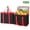 Black Red, variant on Tripumer 2 Pack Insulated Reusable Grocery Shopping Bags Insulated Grocery Bag for Food Delivery Zipper