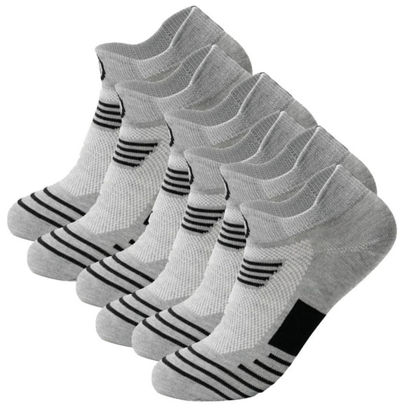 Calcetas antideslizantes TinnGray 3Pares Gris 5-9.5US Converse Calcetines Tubo Corto Poliéster.