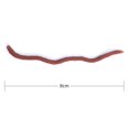 thumbnail image 1 of 50 Uds. De gusano rojo, señuelo suave, gusano de tierra, camarón, cebo de pesca de lubina (8cm, rojo y marrón) Sywqhk Para Estrenar, 1 of 2