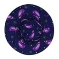 thumbnail image 3 of Kdxio Reflective Bucket Hat - Eggplant Print Bucket Hat for Men,Women, 3 of 9