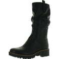 thumbnail image 4 of Sun + Stone Womens Nelliee Lug Sole Zipper Mid-Calf Boots, 4 of 5