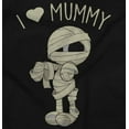 thumbnail image 2 of I Love Mummy Cute Halloween Pun Women's Maternity T Shirt Tee Brisco Brands 2X, 2 of 7
