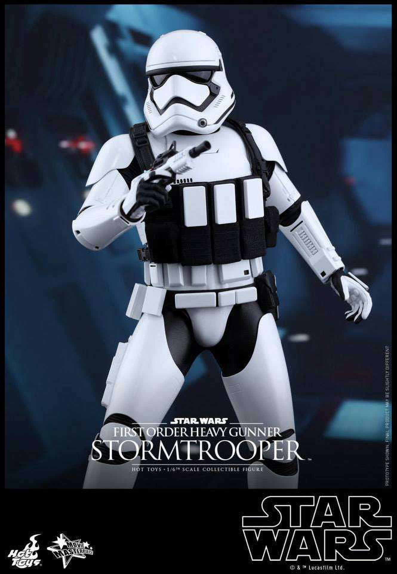 Star Wars The Force Awakens First Order Heavy Gunner Stormtrooper Collectible Figure