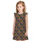 thumbnail image 1 of Fotbe Mexican Folk Art Floral Vestido de Dormir para Niñas de 3 a 10 Años, Mangas Cortas, Estilo Princesa, Pijama Camisón con Mangas Voladas-X-Large, 1 of 6