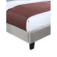 thumbnail image 5 of Wallace & Bay Dalton Light Gray Upholstered Tufted Bed - Full, 5 of 6