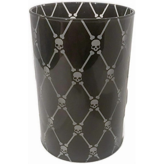 Yankee Candle Halloween Superstition Skull Cylinder Double Tea Light Candle Holder