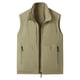 thumbnail image 2 of Xihbxyly Chaqueta de Trabajo para Hombre, Versátil Abrigo para Exteriores, con Múltiples Bolsillos, Cuello Alto Cómodo, Tejido Ligero, Ideal para Fotografía Deportiva, Ideal para Actividades de Prima, 2 of 6