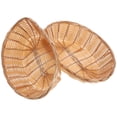 thumbnail image 3 of 2pcs Woven Baskets Fruits Bread Storage Baskets Portable Snack Toys Organizer Rustic Baskets, 3 of 9