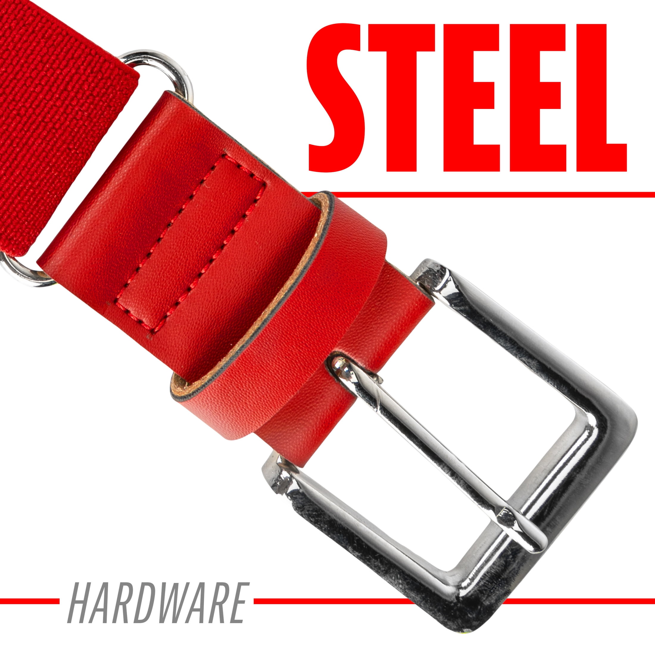 Franklin Sports MLB Adult Baseball Belt, Red, One Size