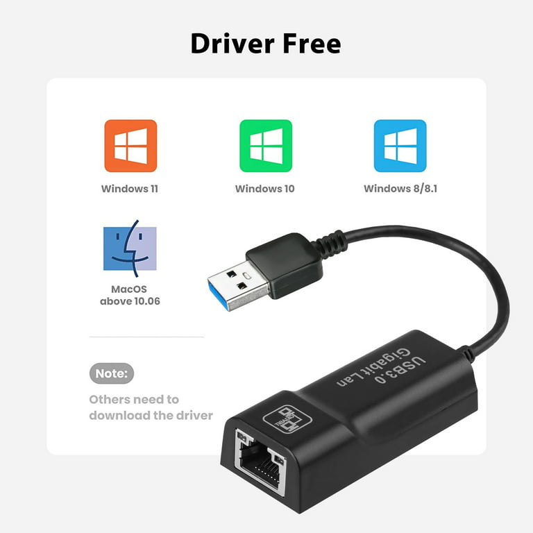 Adaptador USB 3.0 a Gigabit Ethernet para Surface – Microsoft Surface