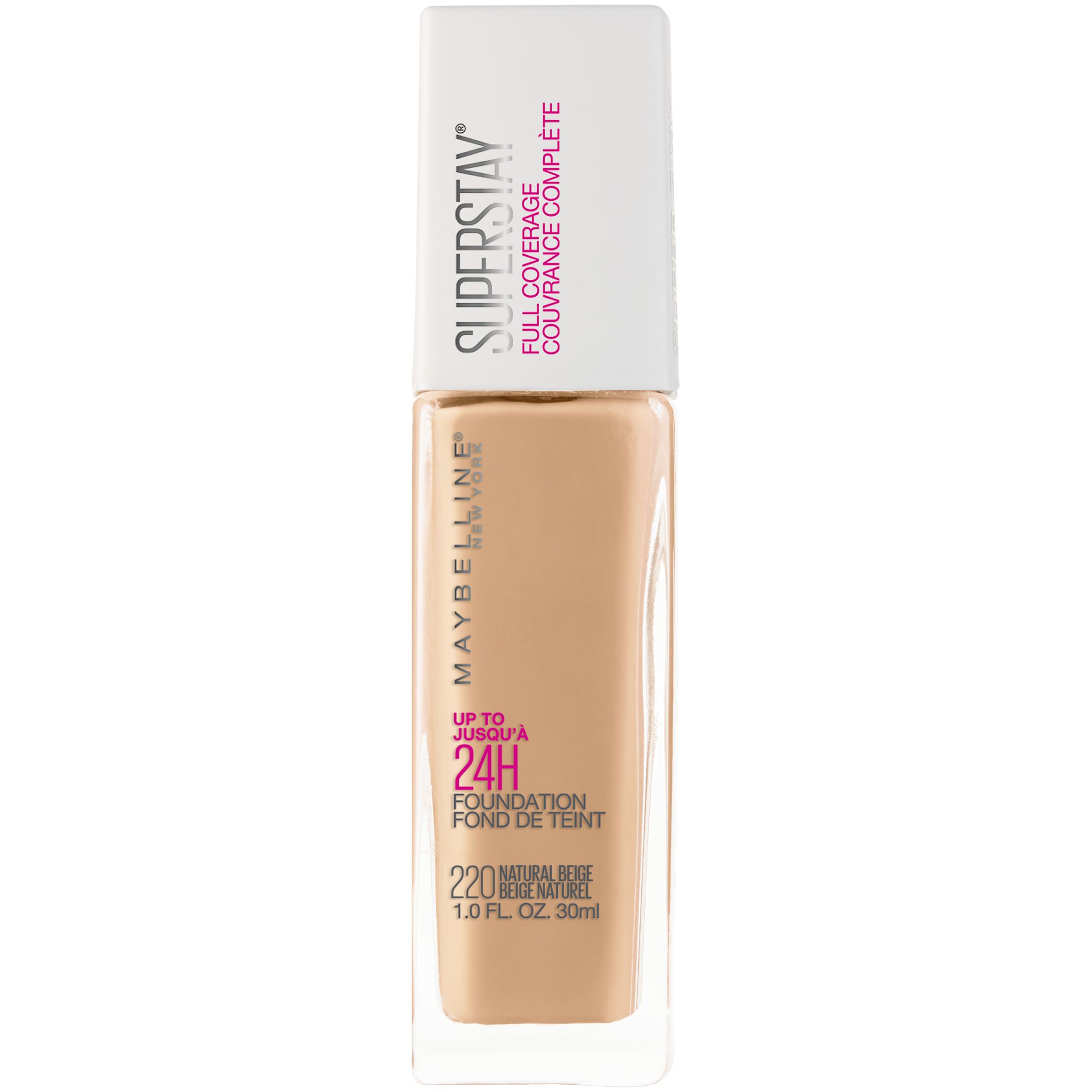 Maybelline Super Stay Full Coverage Liquid Foundation Makeup, Natural