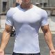 thumbnail image 1 of pstuiky camisetas para hombre, Blusas y camisas de cuello redondo de manga corta informales de color liso para hombre ropa de hombre xxl, 1 of 4