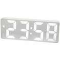 thumbnail image 4 of Infinity Instruments White Modern Digital Display 2.25-inch Tabletop Clock, 4 of 6