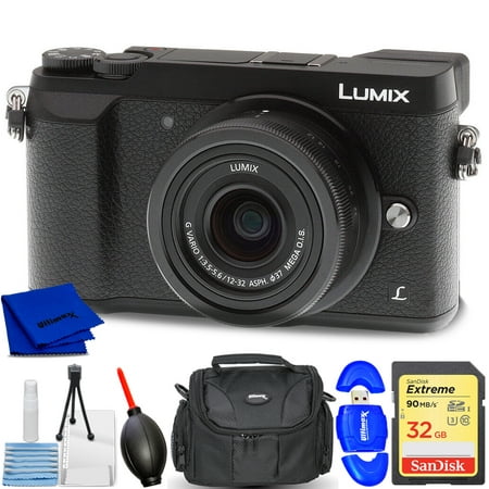 Panasonic Lumix DMC-GX85 Mirrorless Digital Camera with 12-32mm Lens 32GB BUNDLE